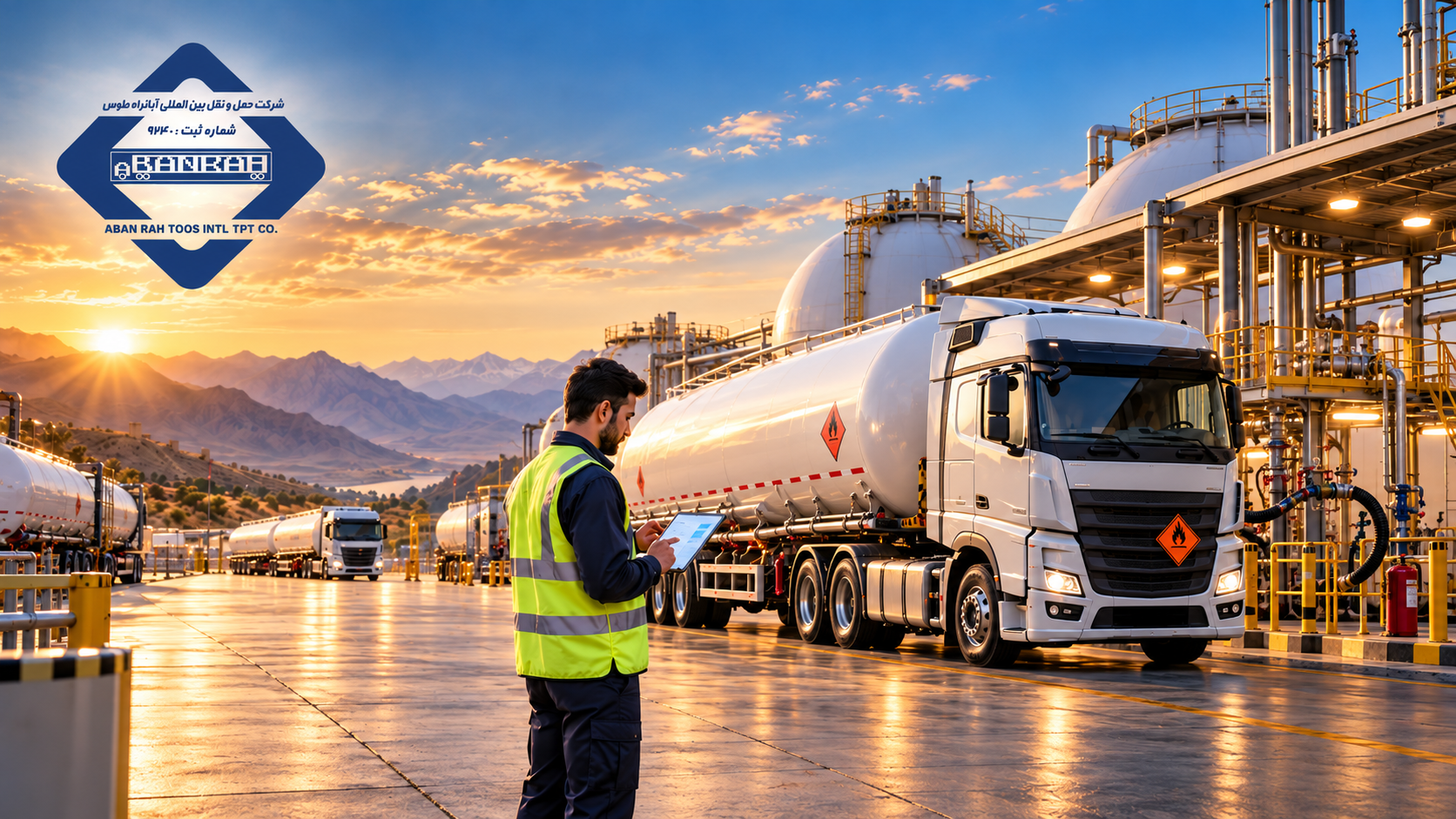 عملیات ایمن برای حمل گاز مایع LPG